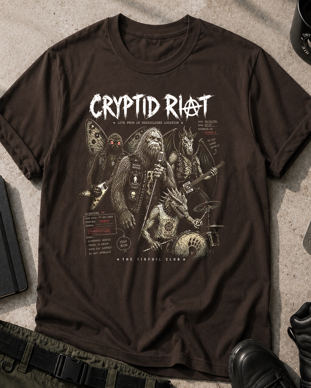 Cryptid Riot Band T-Shirt