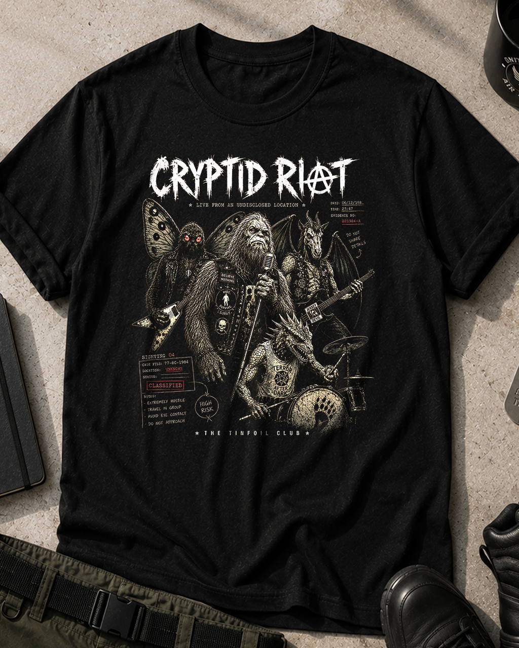 Cryptid Riot Band T-Shirt