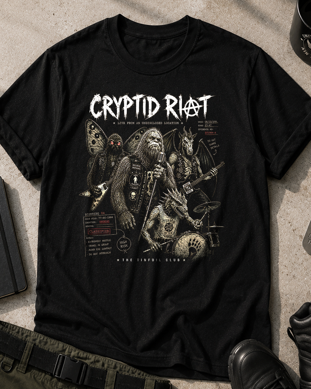 Cryptid Riot Band T-Shirt