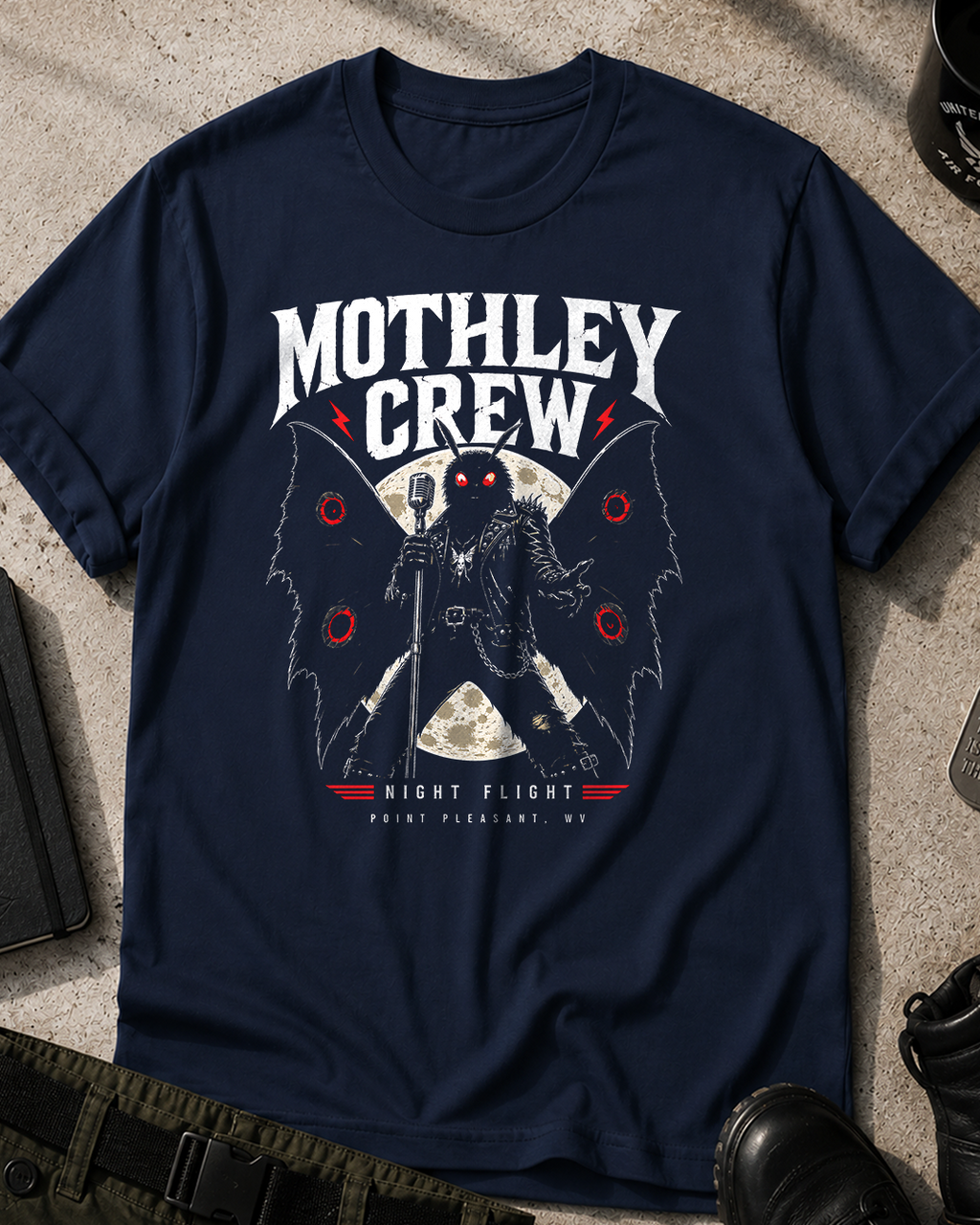 Mothley Crew Rock Band T-Shirt