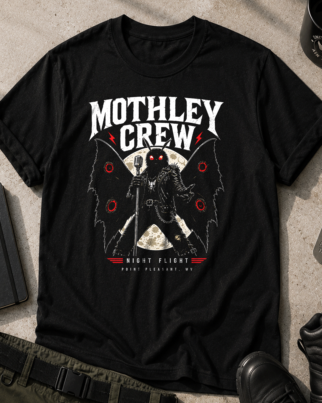 Mothley Crew Rock Band T-Shirt