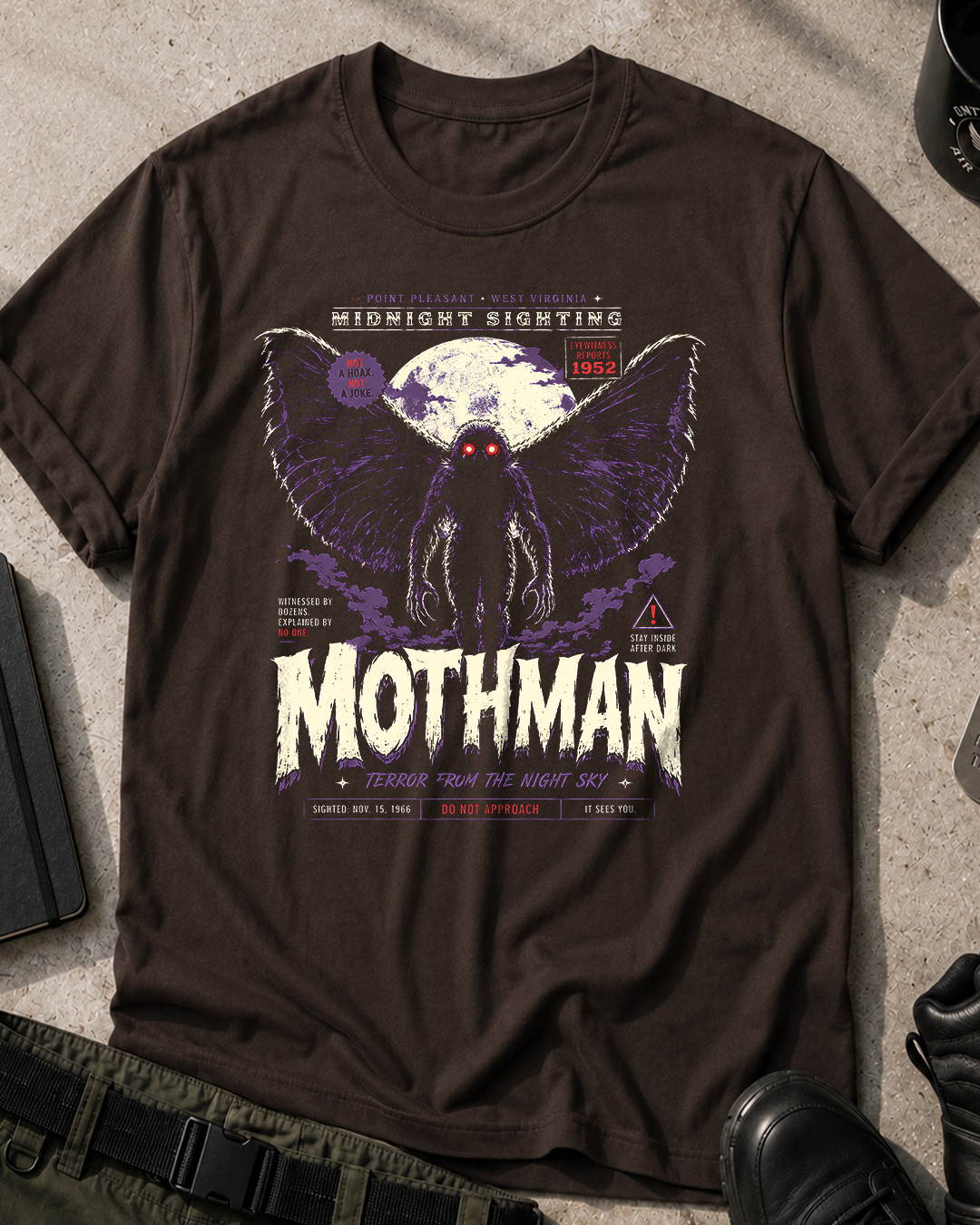 Mothman Halloween T-Shirt