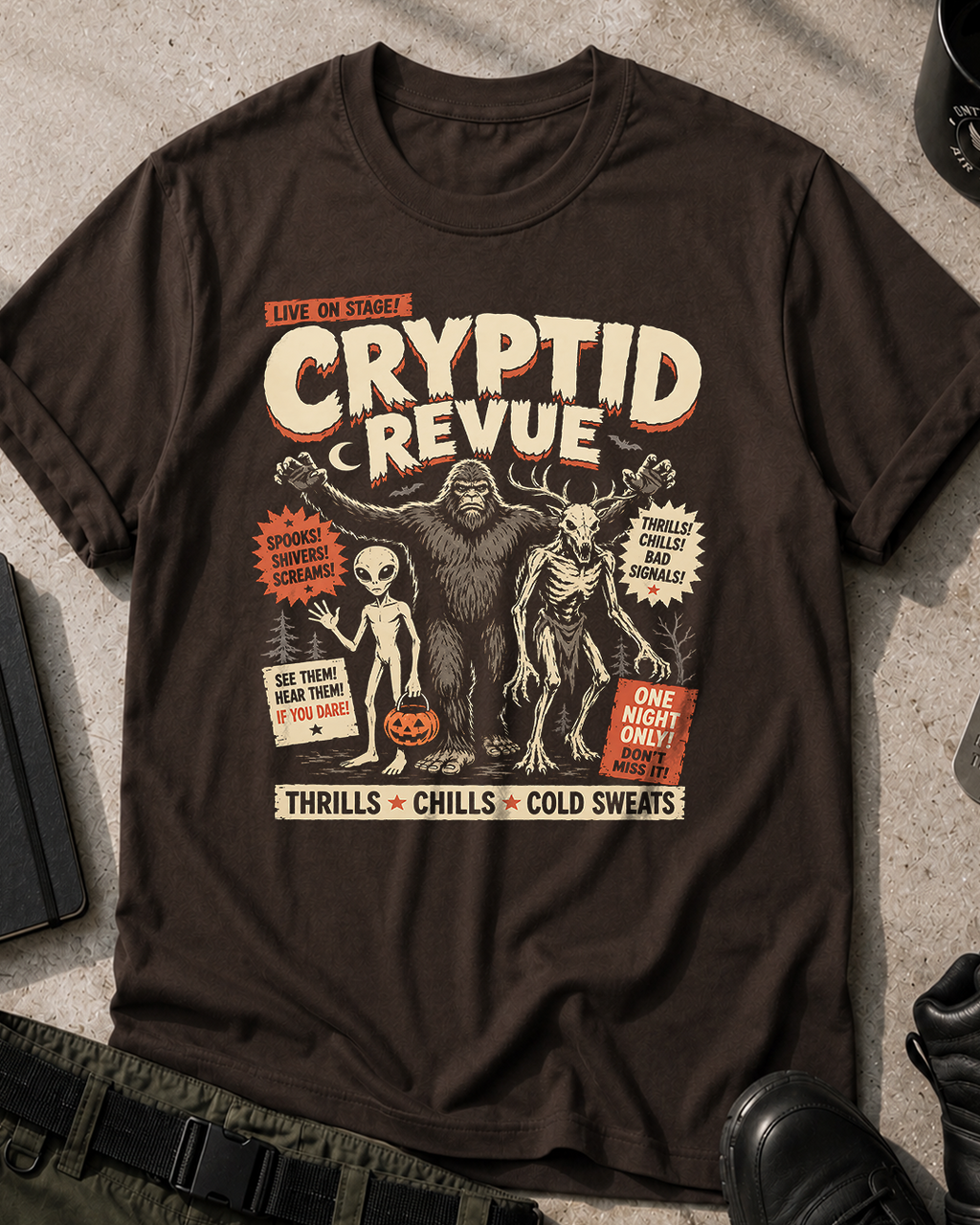 Cryptid Revue Halloween T-Shirt