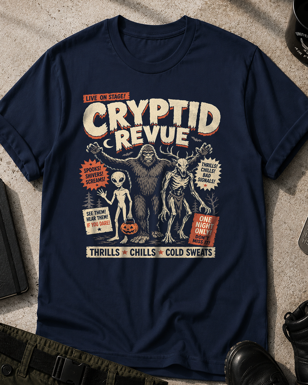 Cryptid Revue Halloween T-Shirt