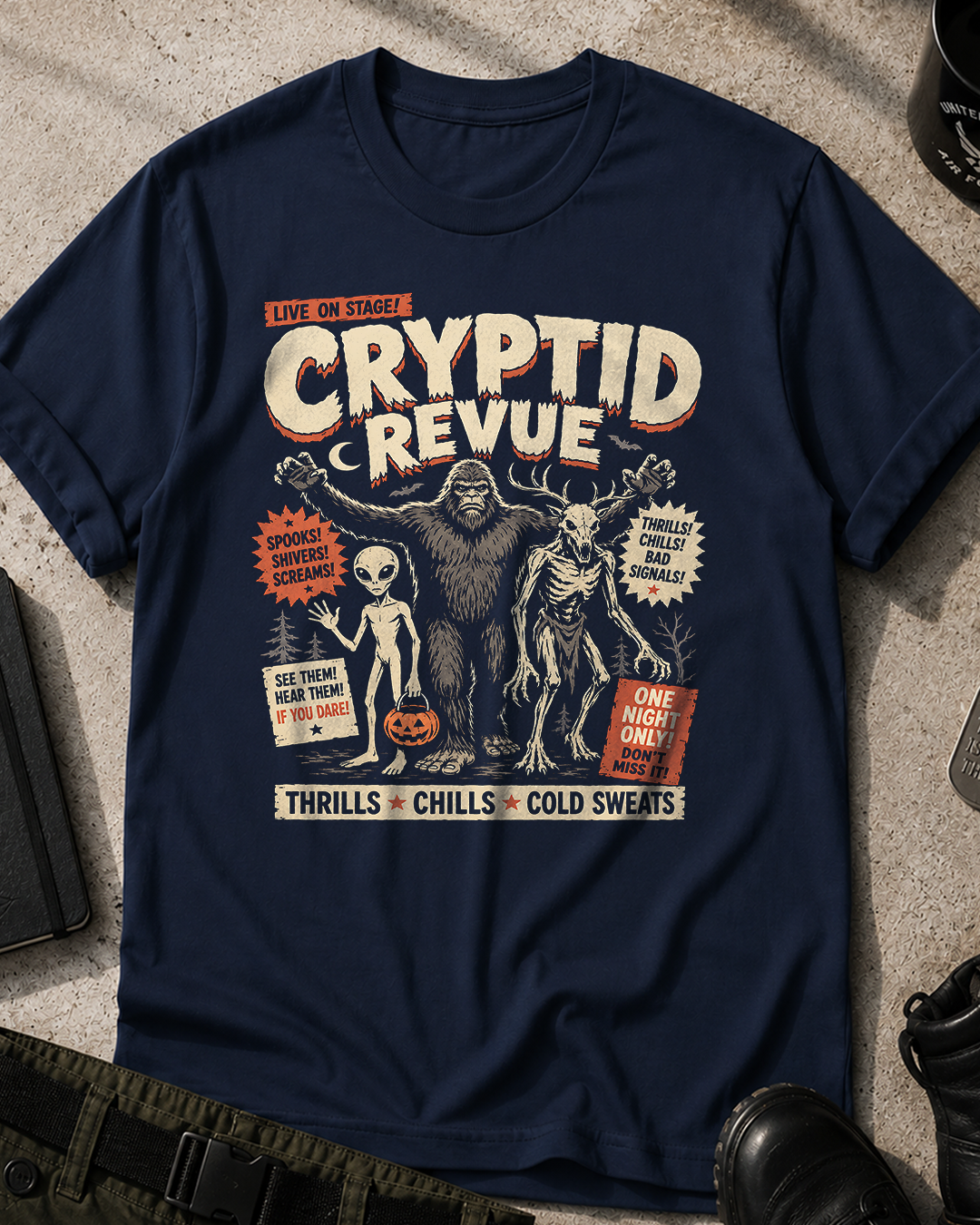 Cryptid Revue Halloween T-Shirt
