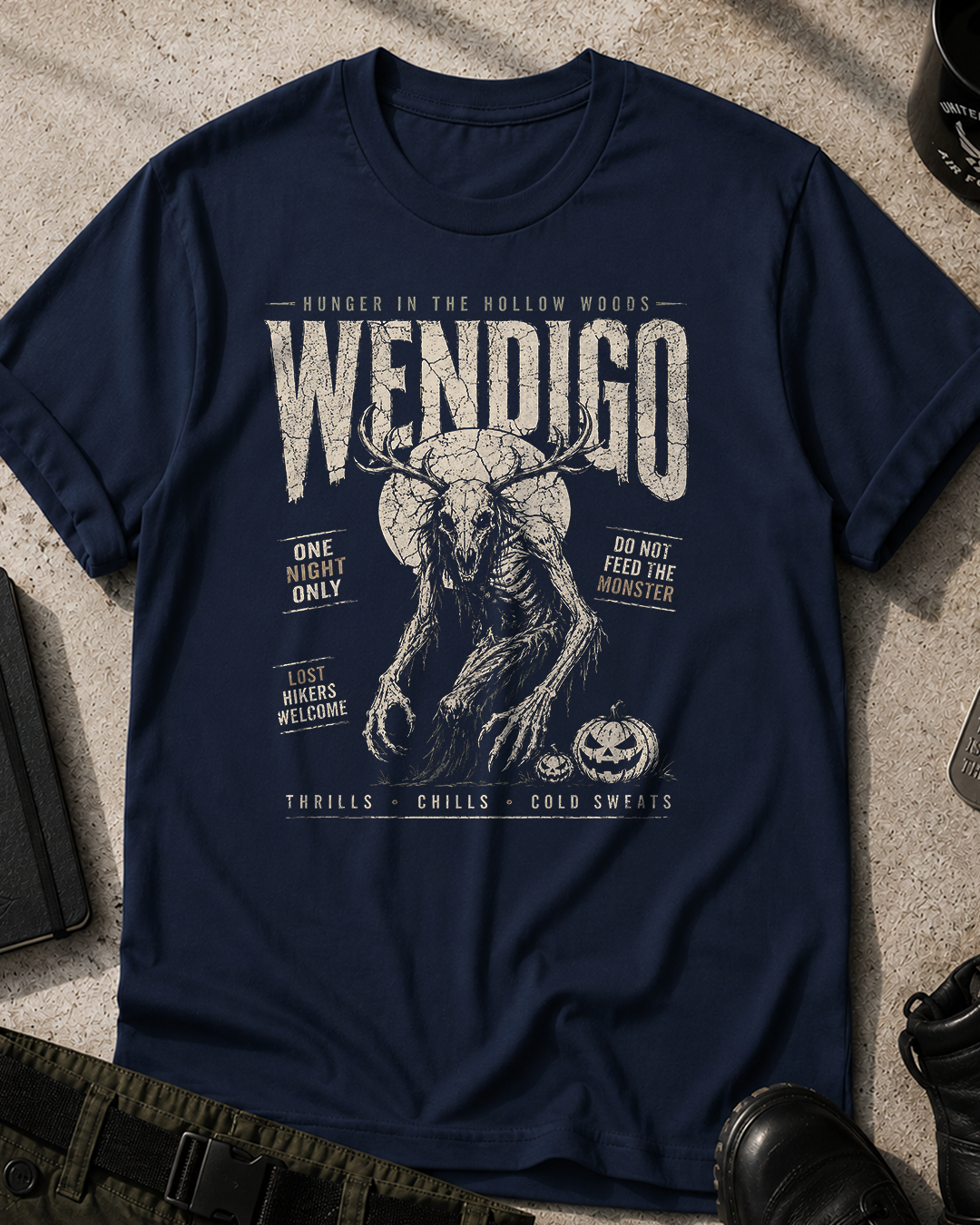 Hunger Wendigo Halloween T‑Shirt