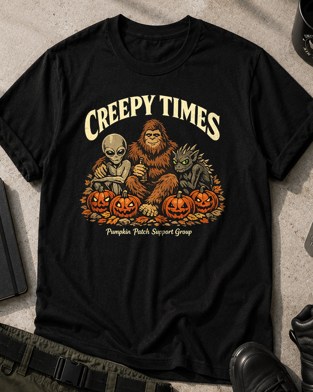 Creepy Times Halloween T-Shirt