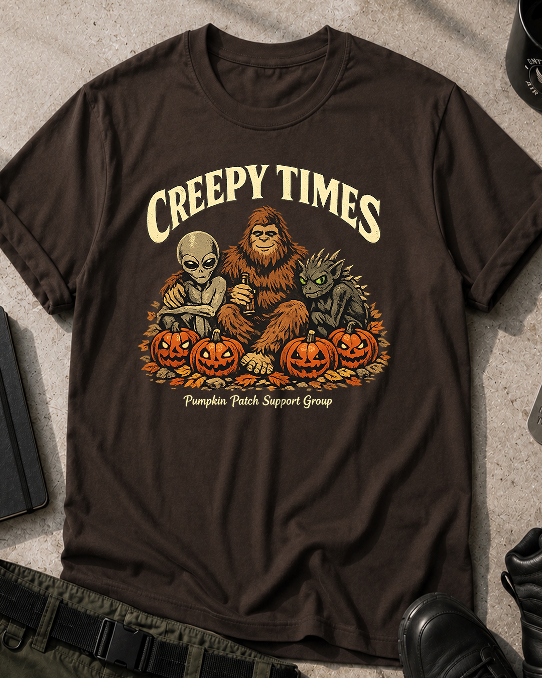 Creepy Times Halloween T-Shirt