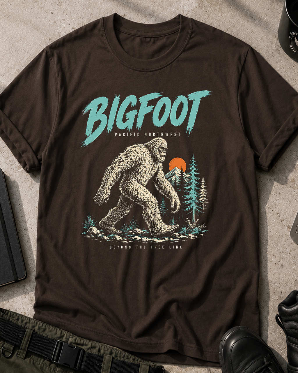 Bigfoot Retro Style T-Shirt