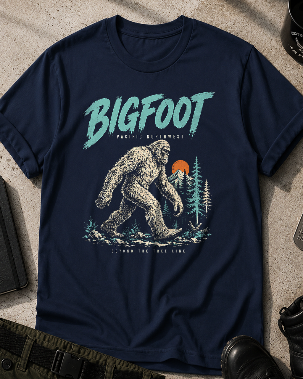 Bigfoot Retro Style T-Shirt