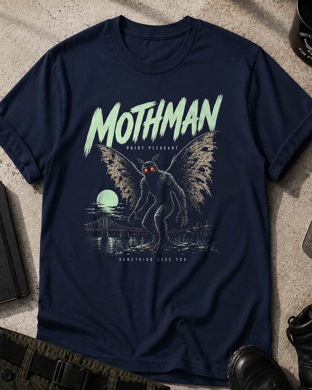 Mothman Retro Style T-Shirt