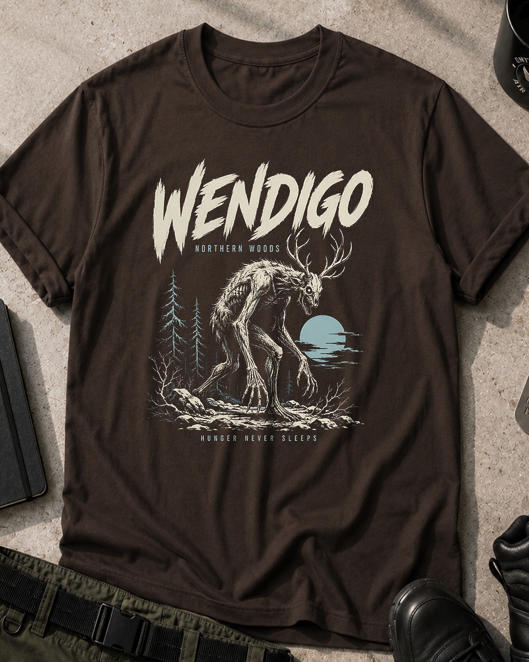 Wendigo Retro Style T-Shirt
