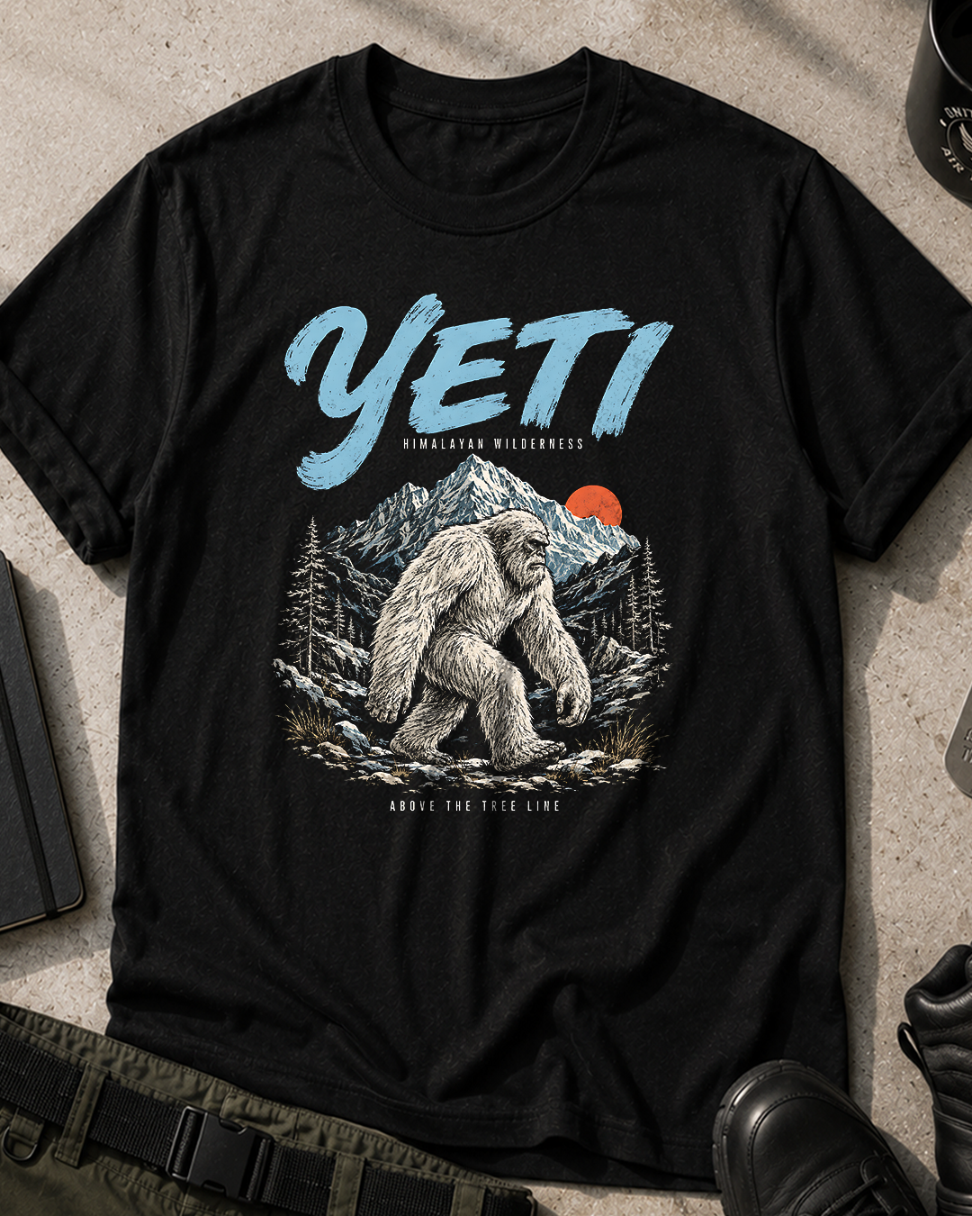 Yeti Retro Style T-Shirt
