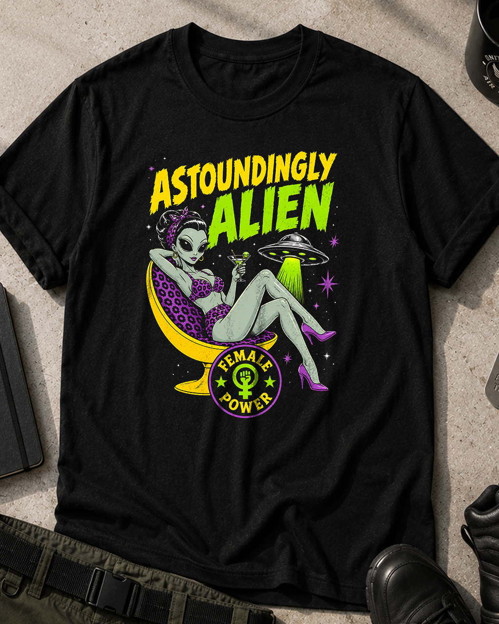 Pinup Astoundingly Alien T-Shirt