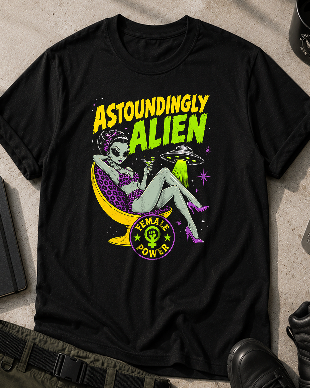 Pinup Astoundingly Alien T-Shirt