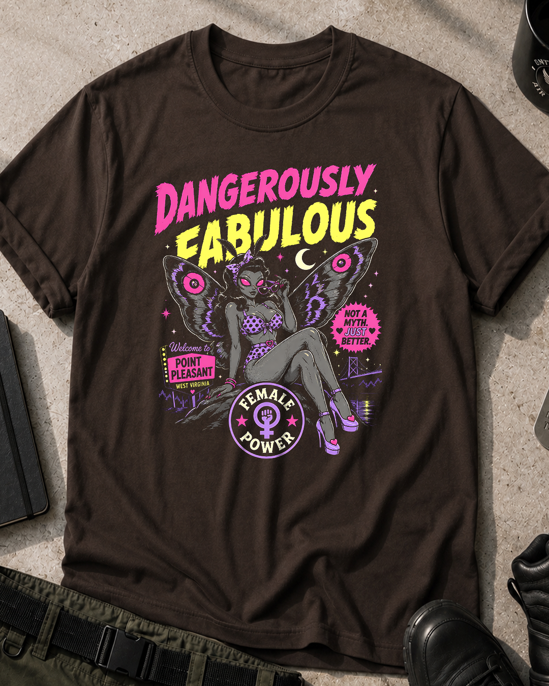 Pinup Mothwoman T-Shirt
