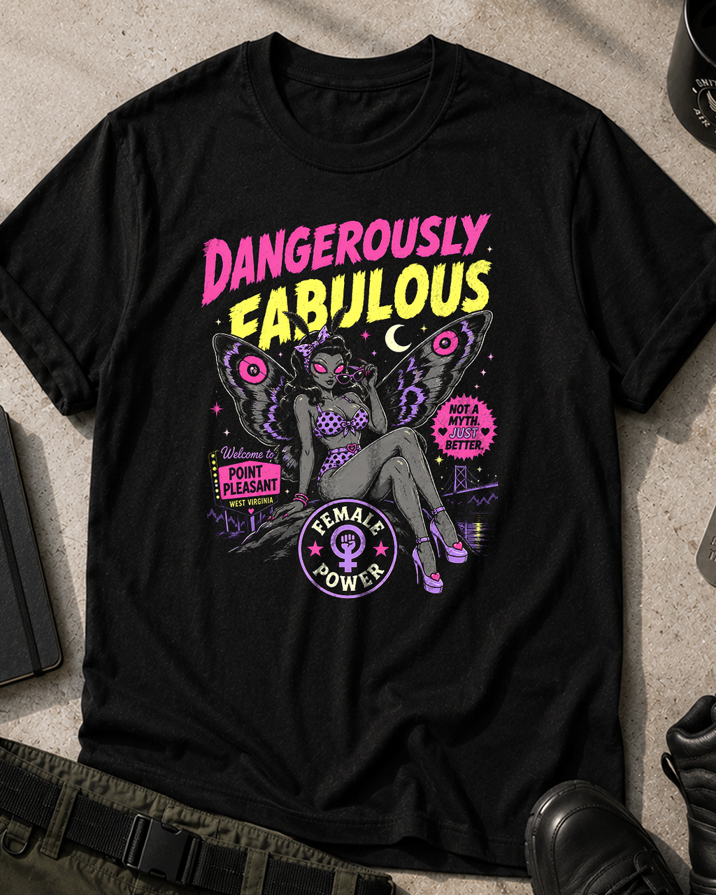 Pinup Mothwoman T-Shirt