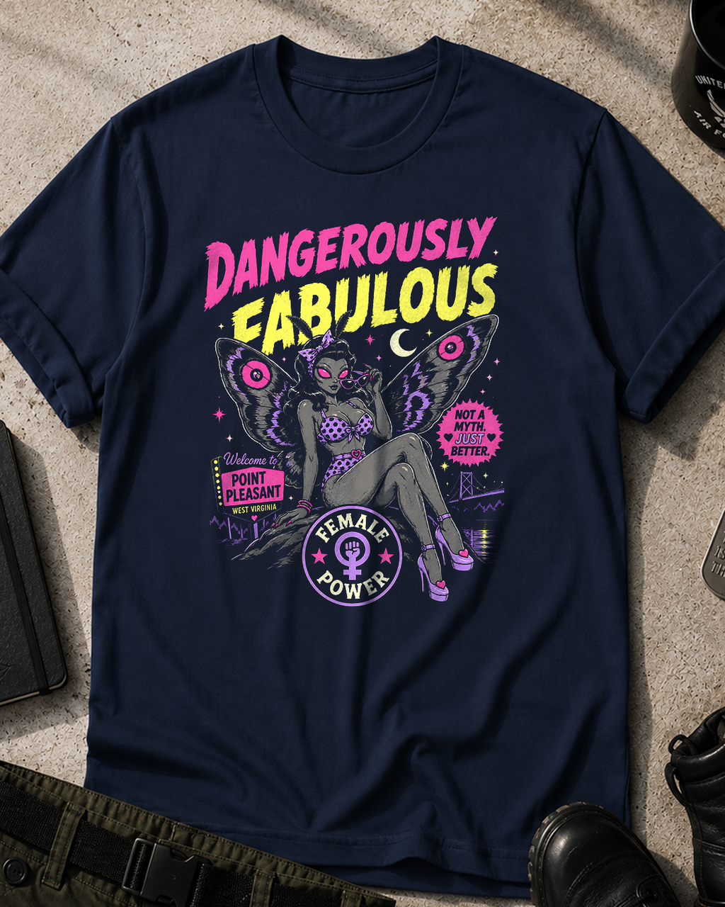 Pinup Mothwoman T-Shirt