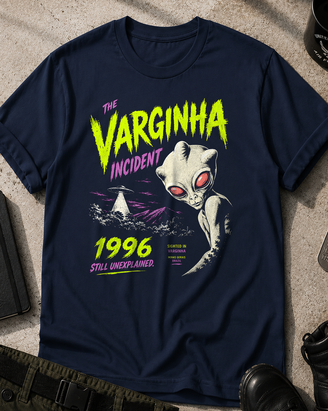 Varginha Incident Retro T‑Shirt