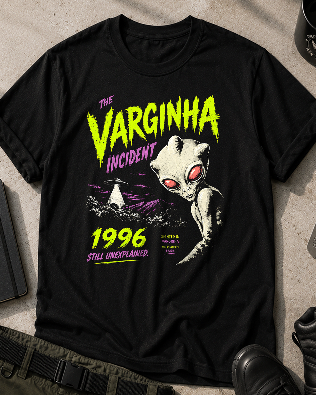Varginha Incident Retro T‑Shirt