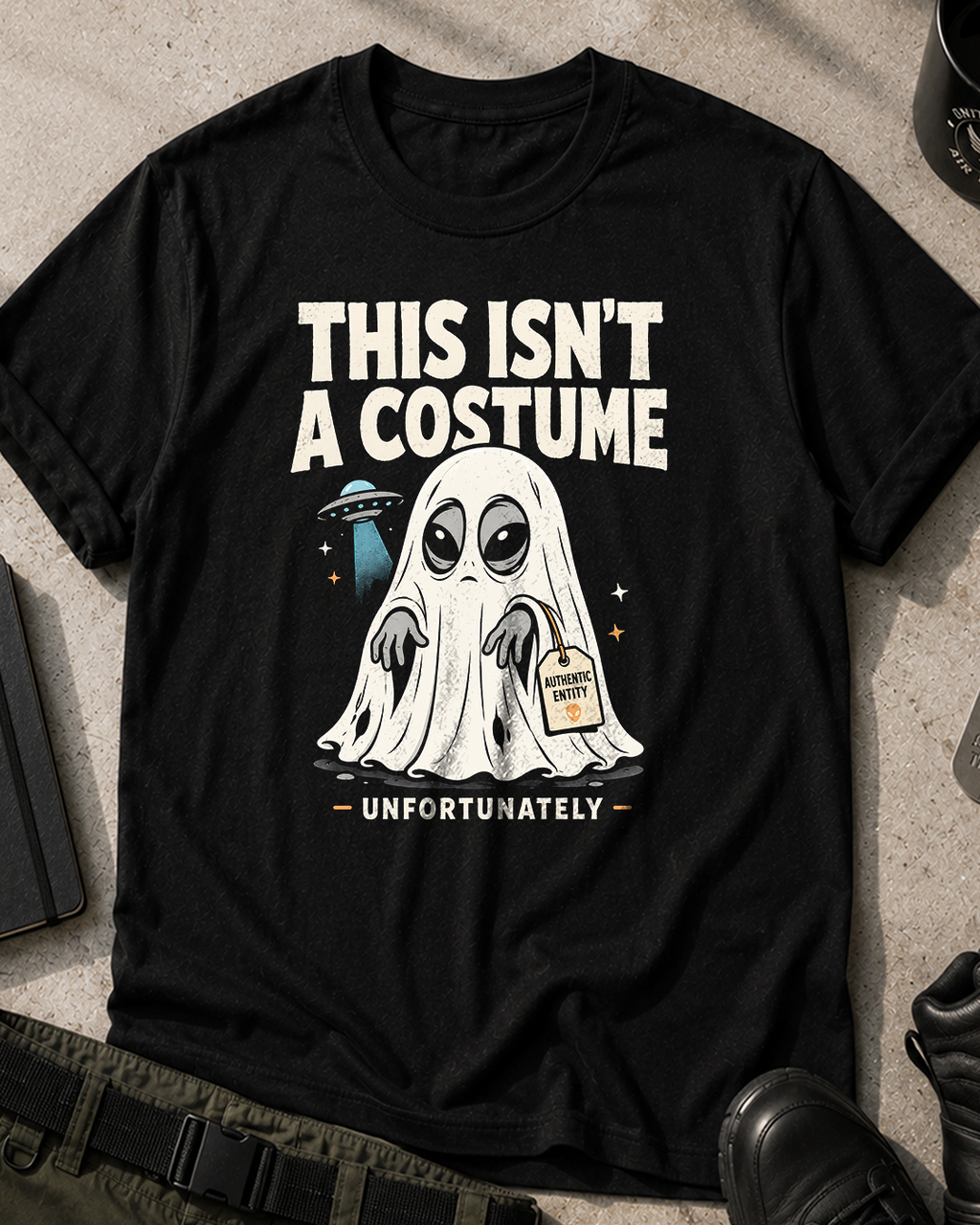 This Isn't a Costume Ghost Halloween T-Shirt