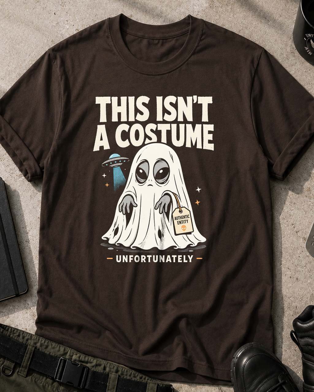 This Isn't a Costume Ghost Halloween T-Shirt