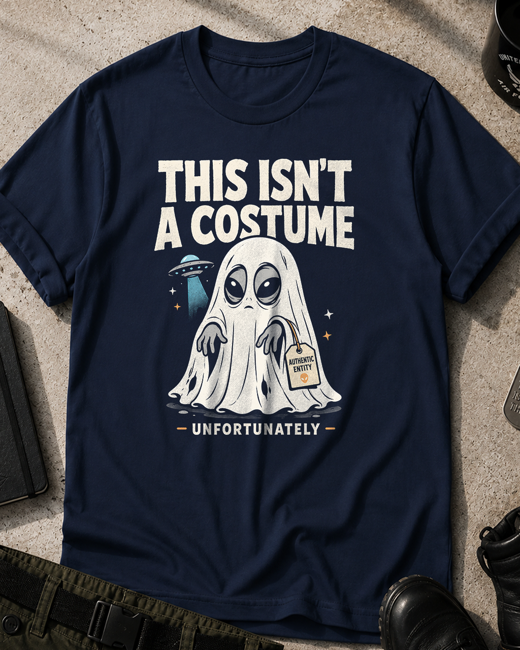 This Isn't a Costume Ghost Halloween T-Shirt