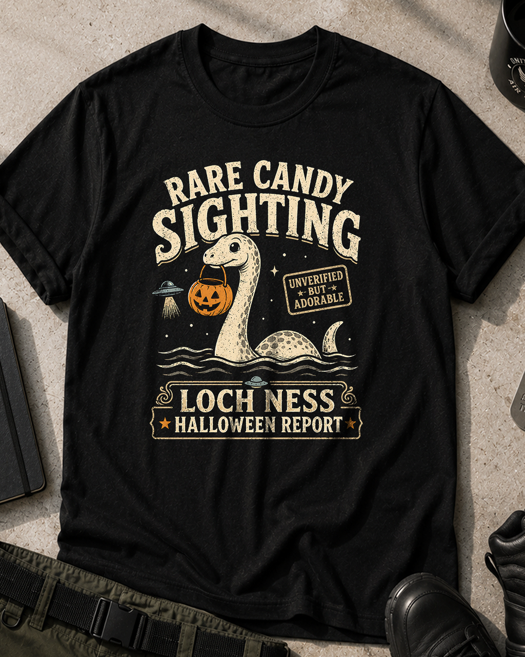 Loch Ness Halloween T-Shirt
