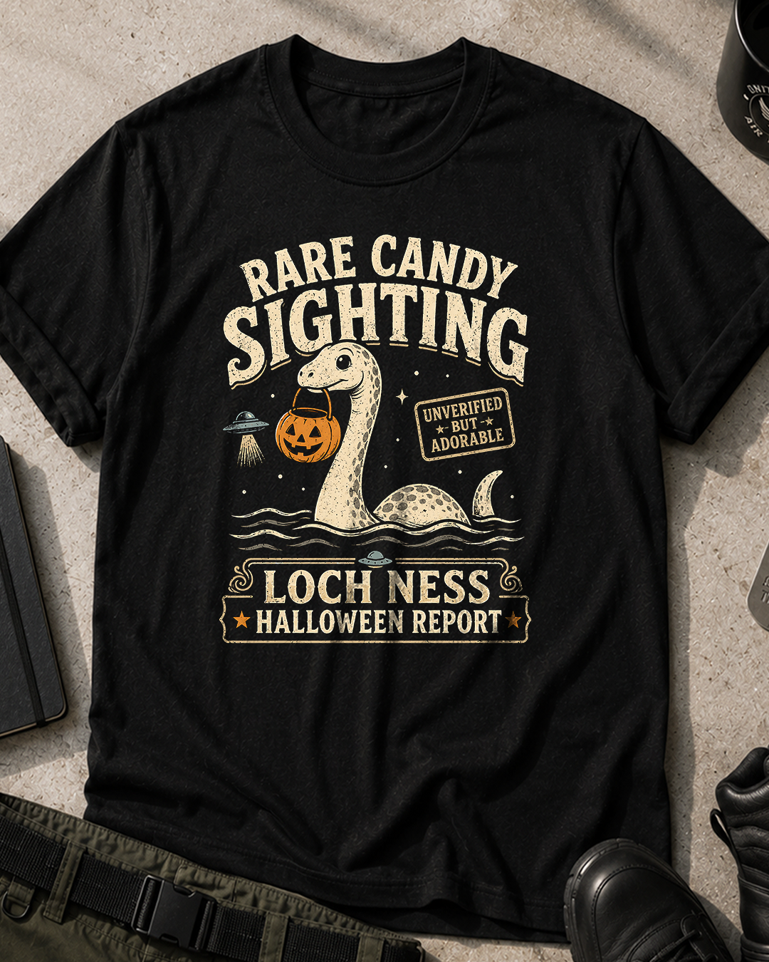 Loch Ness Halloween T-Shirt