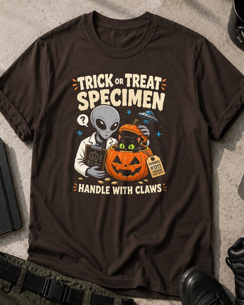 Trick or Treat Specimen Halloween T‑Shirt