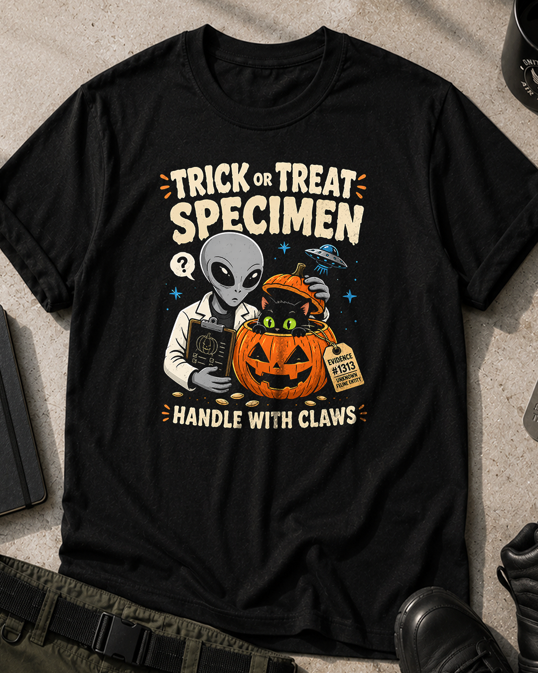 Trick or Treat Specimen Halloween T‑Shirt