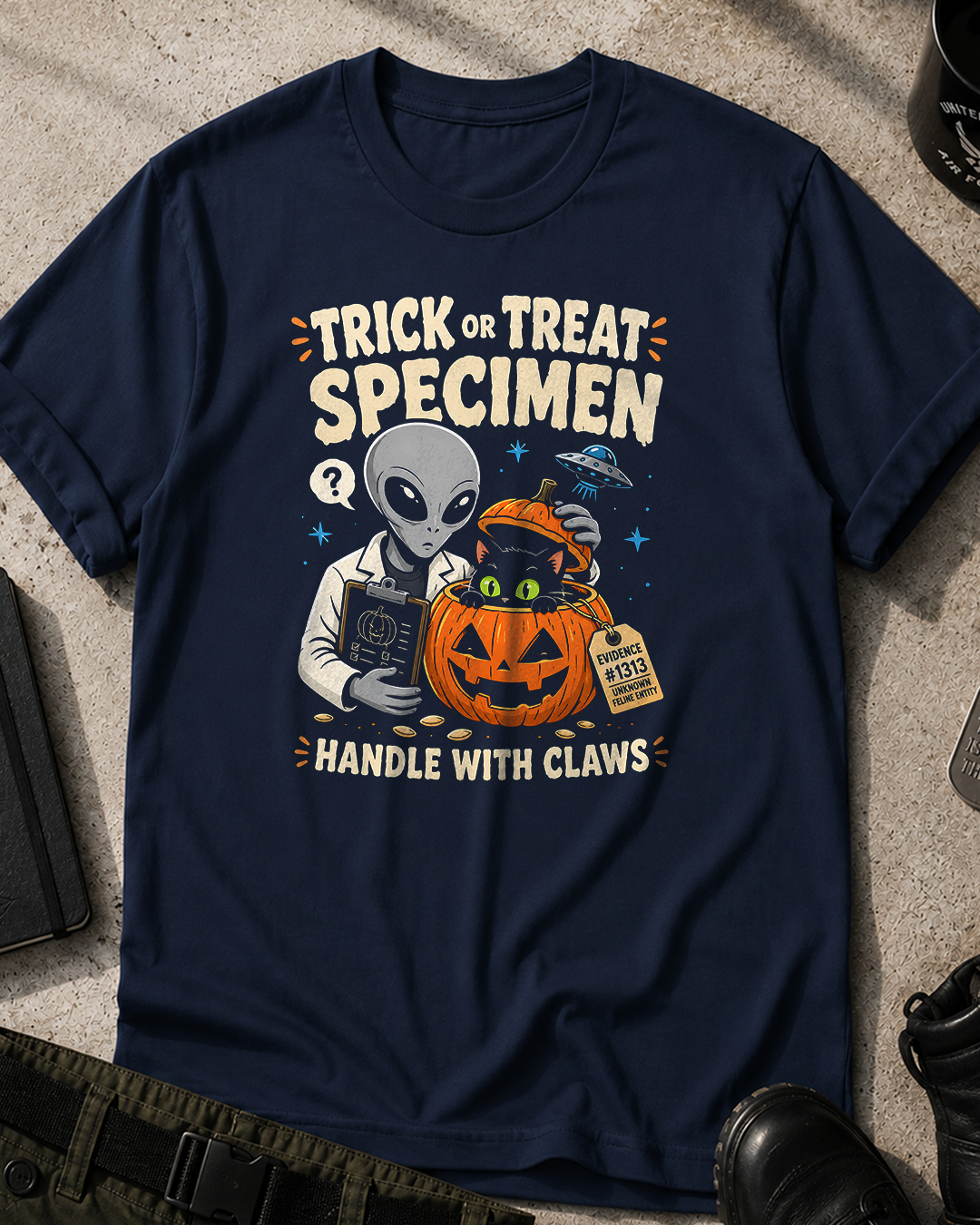 Trick or Treat Specimen Halloween T‑Shirt
