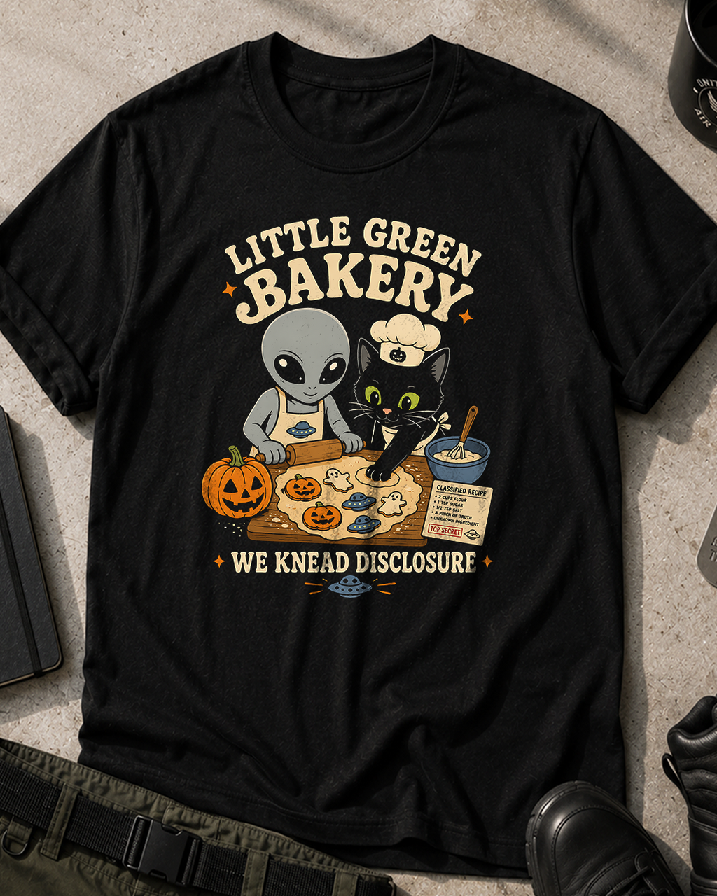 Little Green Bakery Halloween T-Shirt