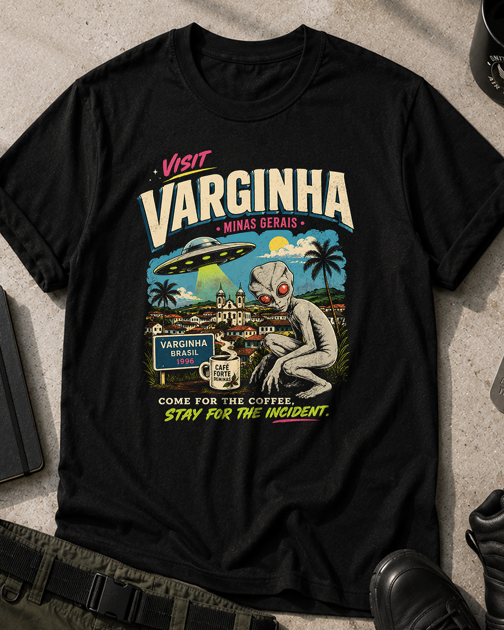 Visit Varginha Retro T-Shirt
