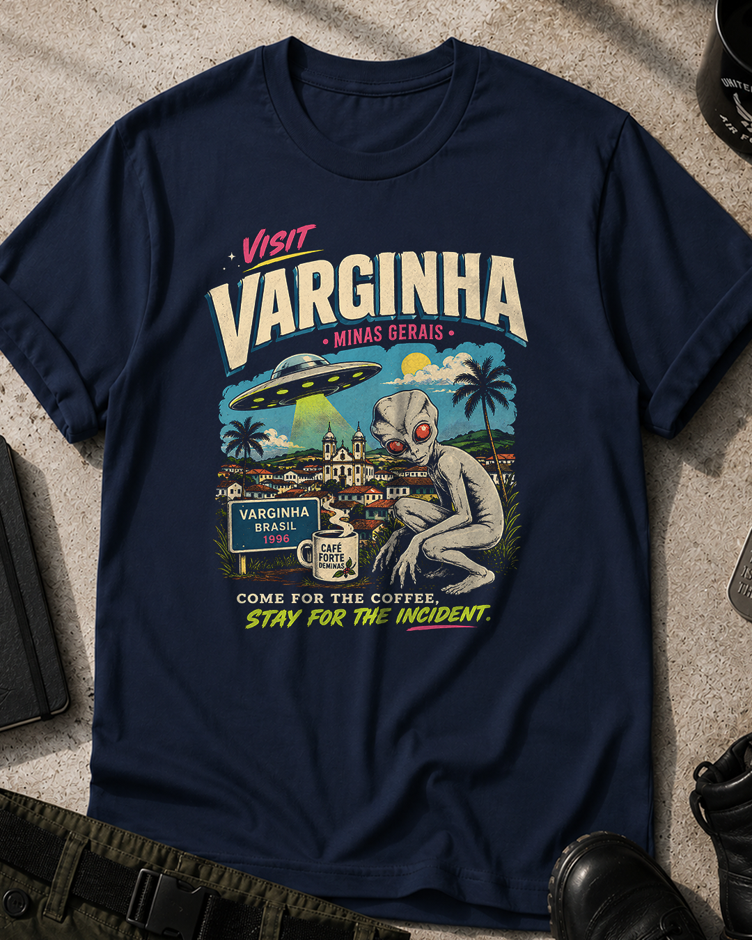Visit Varginha Retro T-Shirt