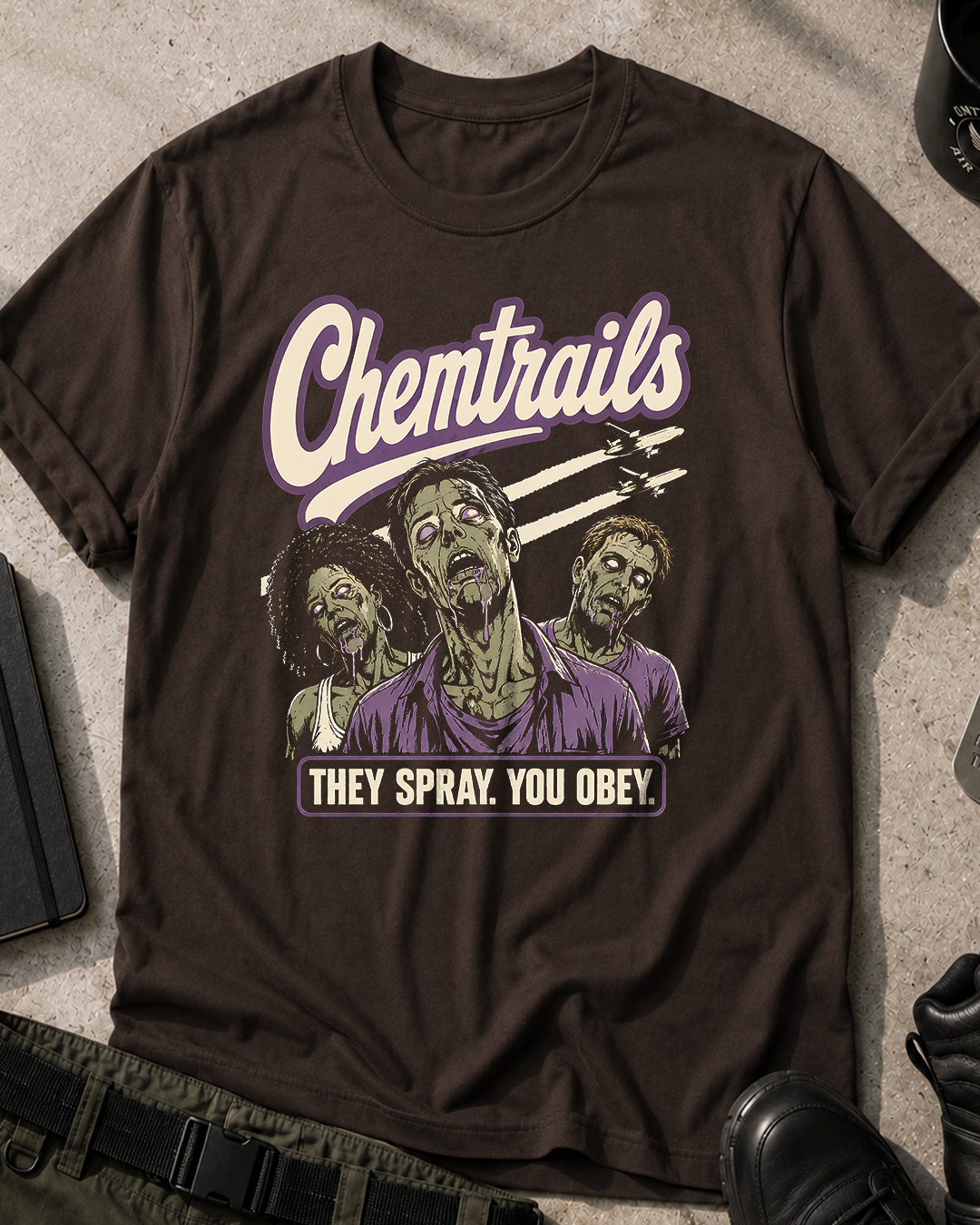 Chemtrails They Spray You Obey T-Shirt