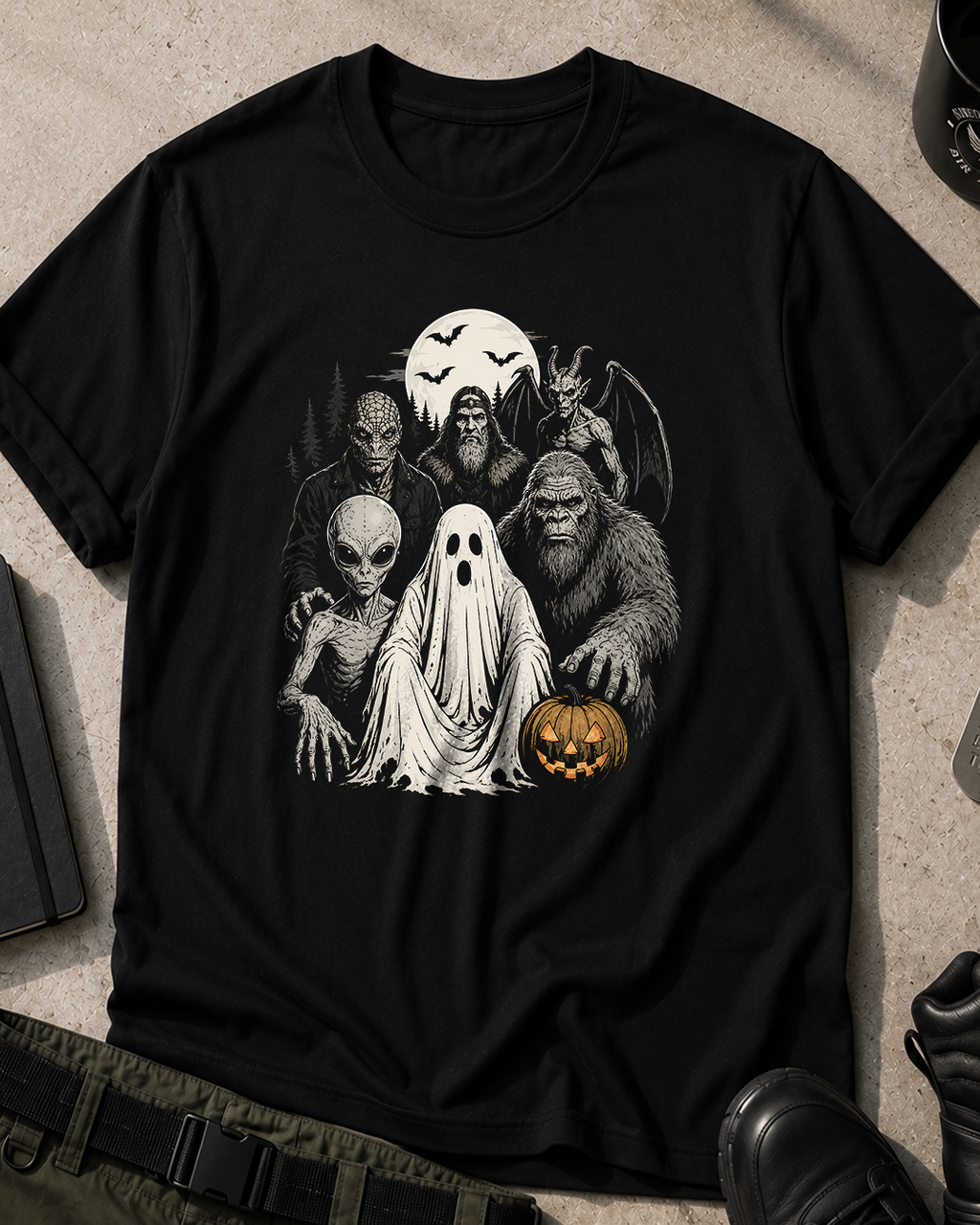 Halloween Monster Crew T-Shirt