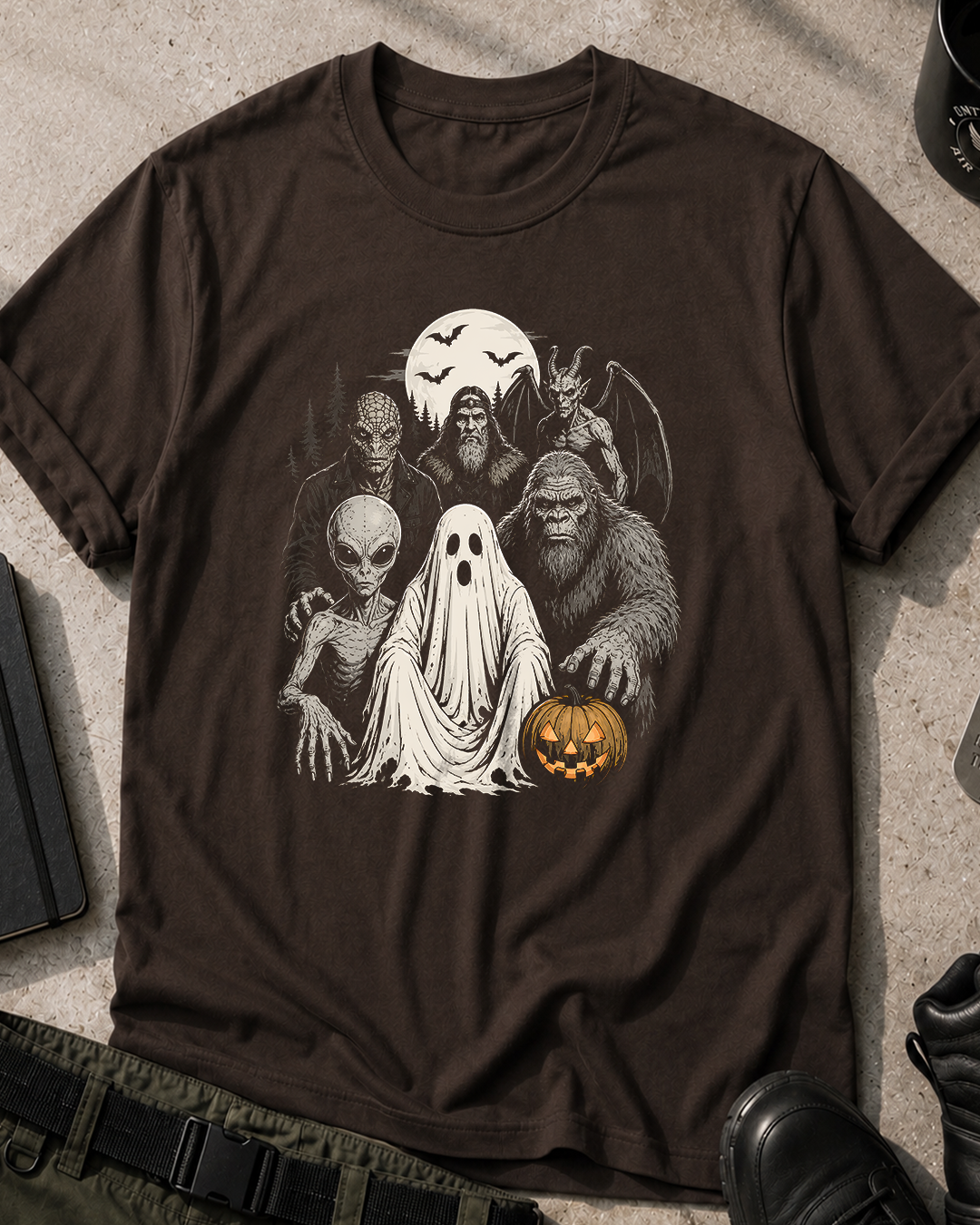 Halloween Monster Crew T-Shirt