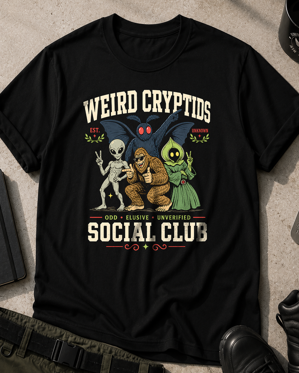 Weird Cryptids Social Club T-Shirt