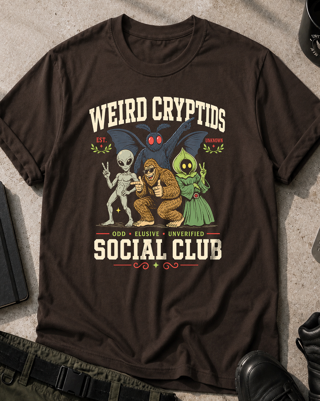 Weird Cryptids Social Club T-Shirt