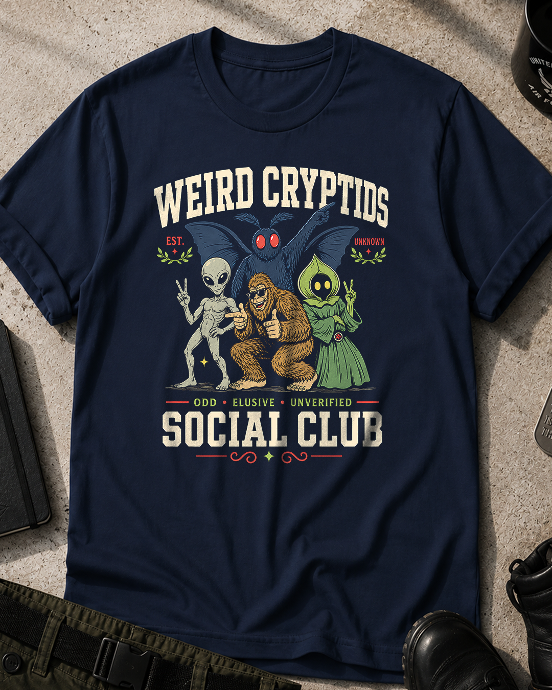 Weird Cryptids Social Club T-Shirt