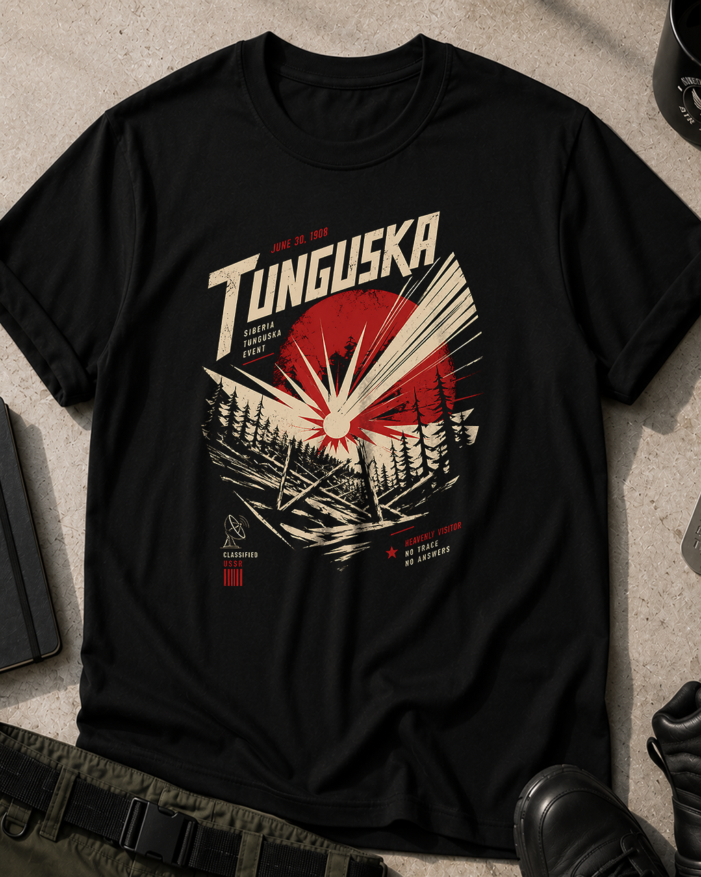 Tunguska Meteor Impact T-Shirt