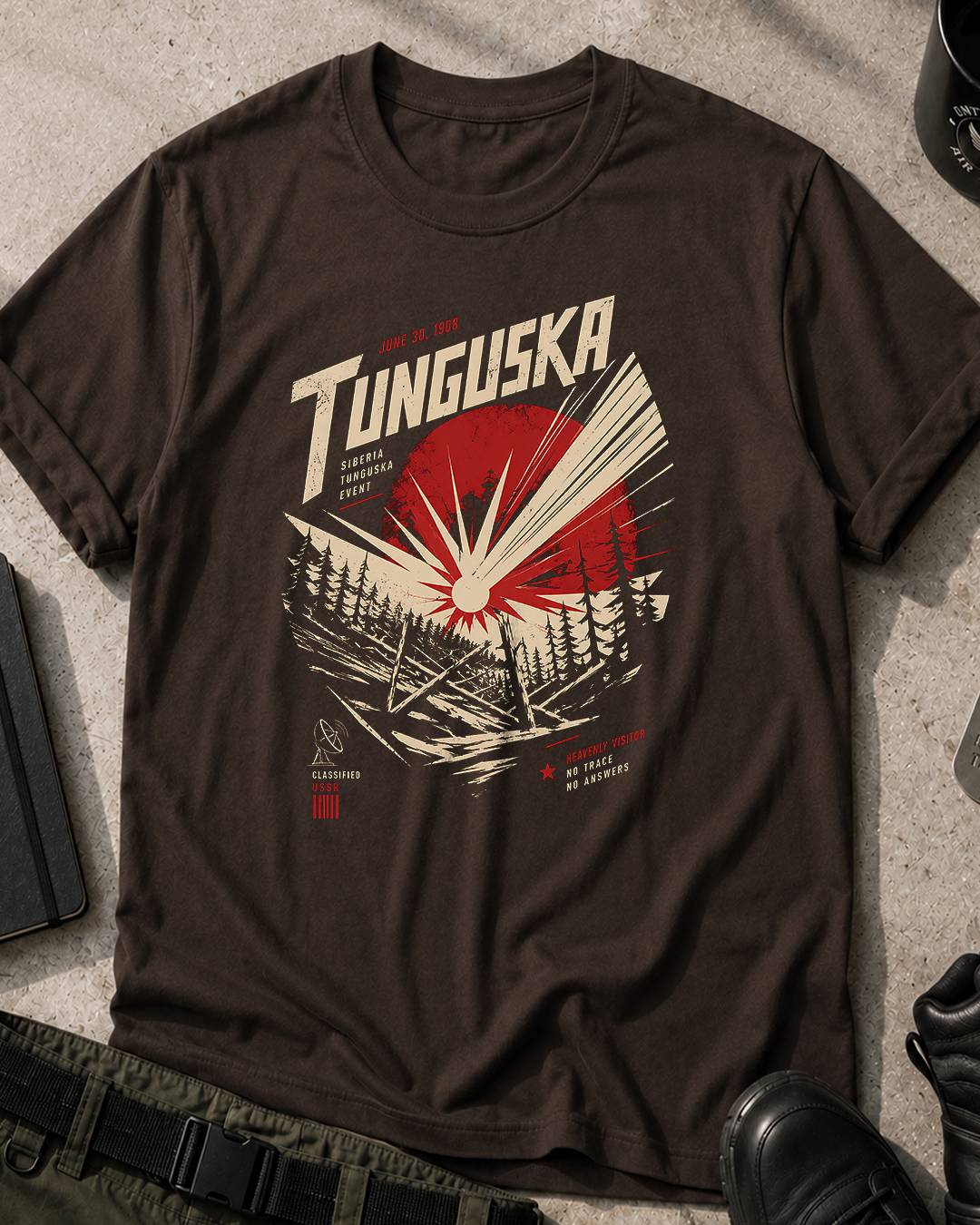 Tunguska Meteor Impact T-Shirt