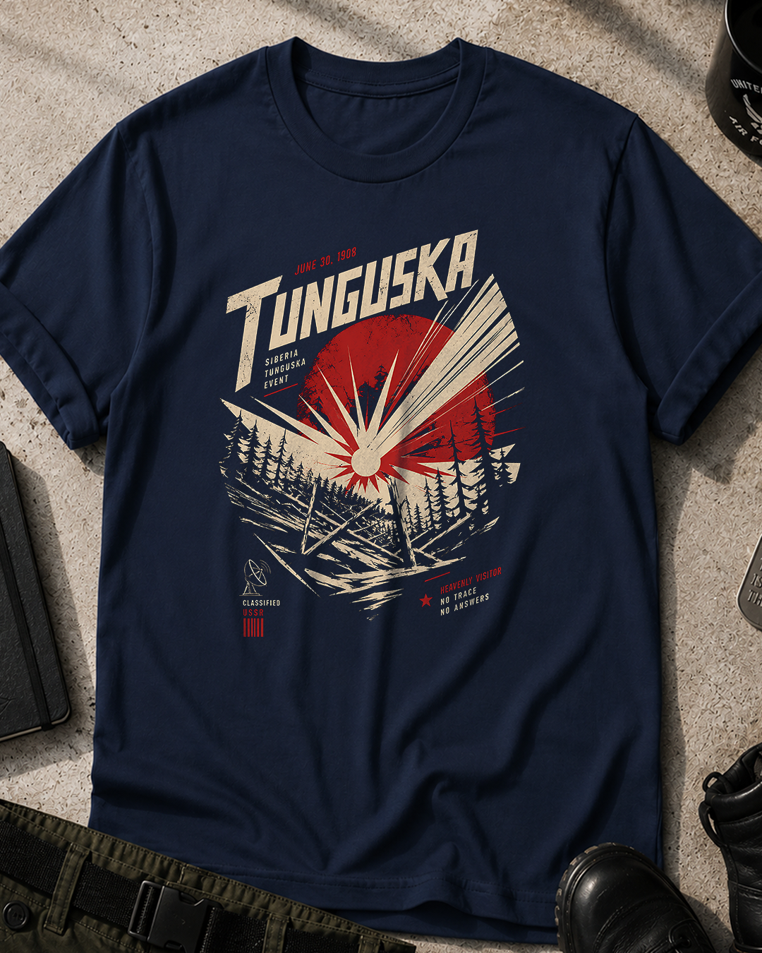 Tunguska Meteor Impact T-Shirt