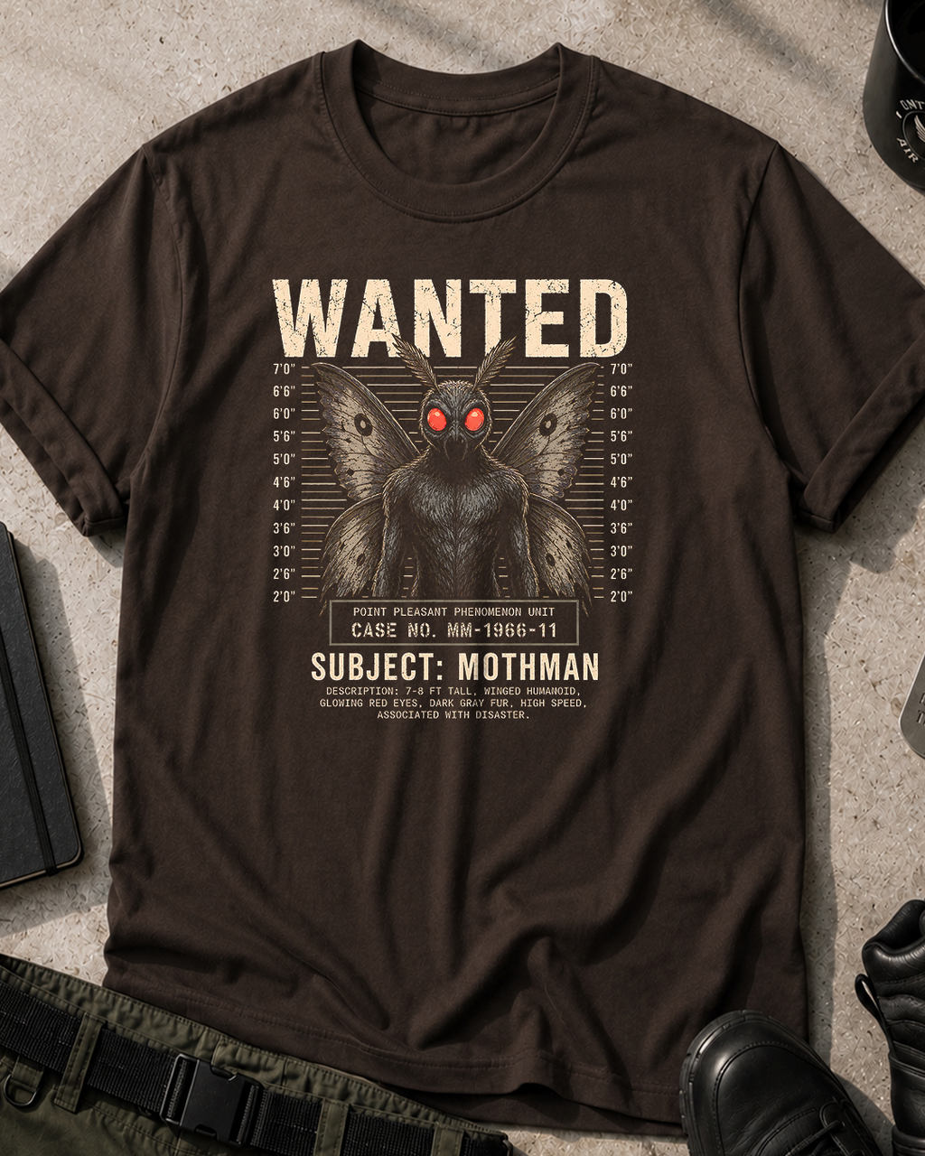 Mothman Wanted T-Shirt