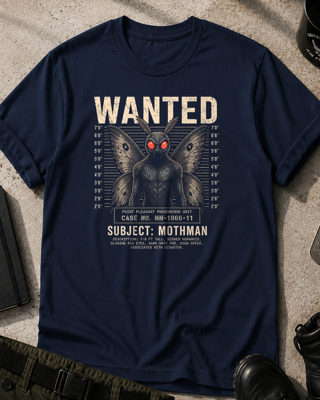 Mothman Wanted T-Shirt