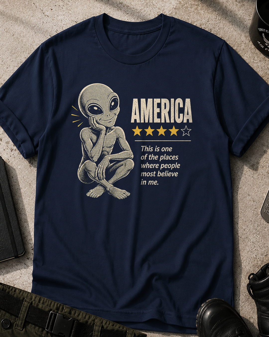 Alien Rates America T-Shirt