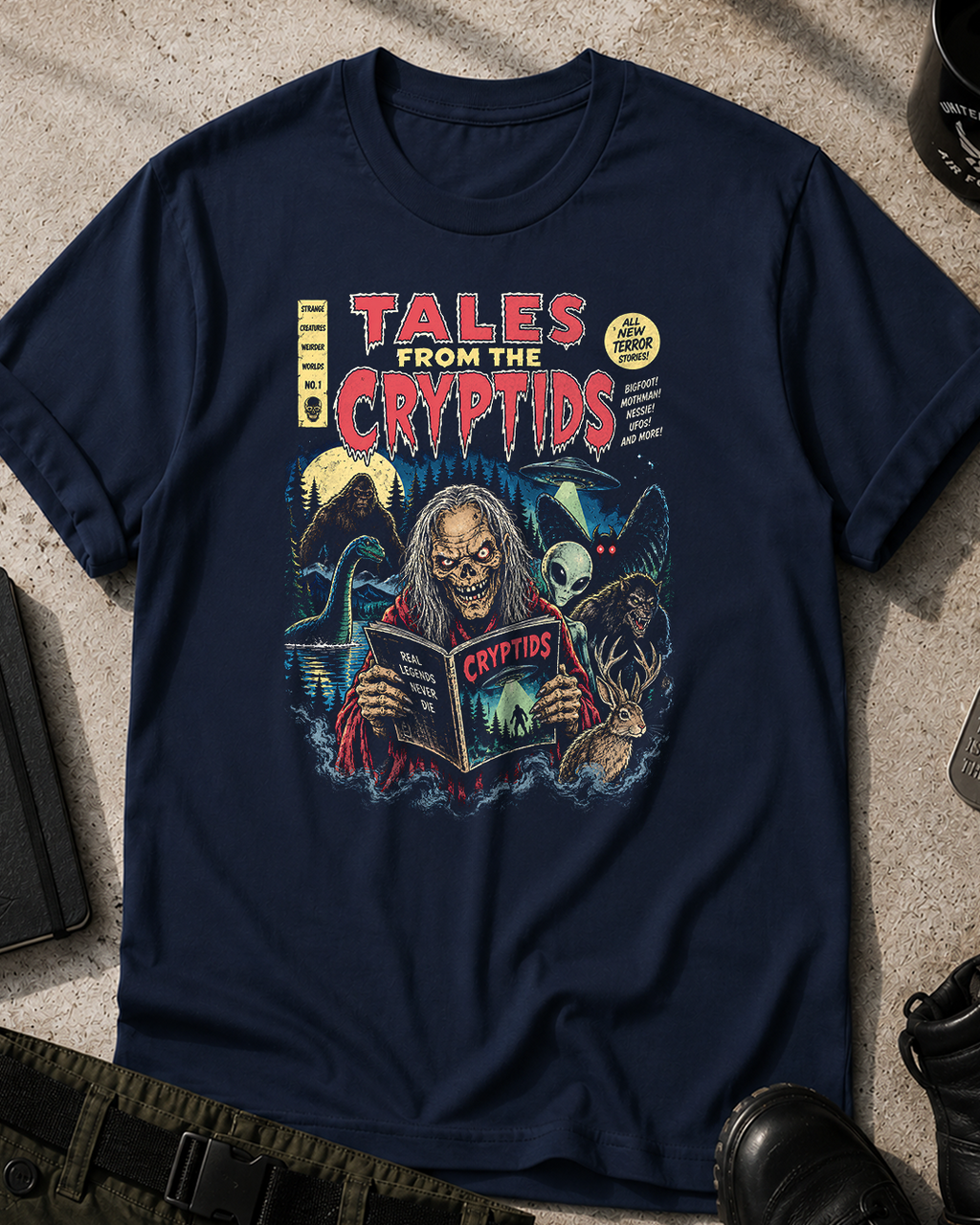 Tales From The Cryptids Halloween T-Shirt