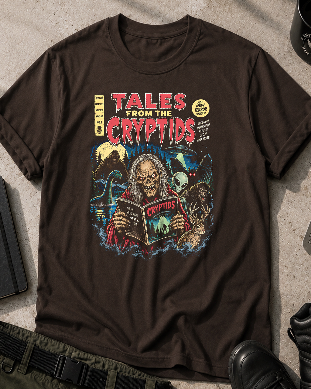 Tales From The Cryptids Halloween T-Shirt