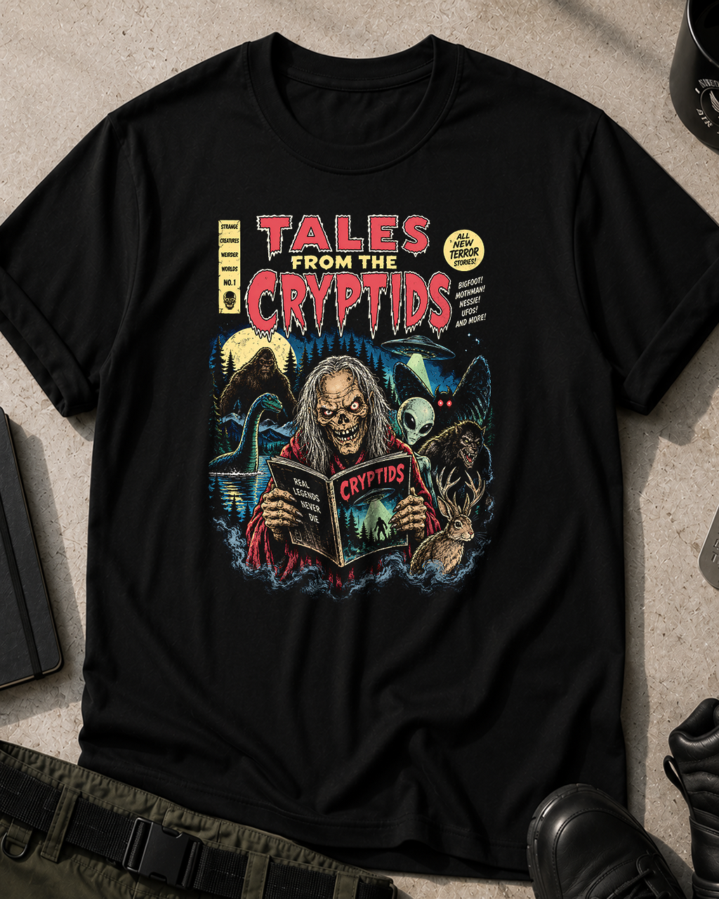 Tales From The Cryptids Halloween T-Shirt